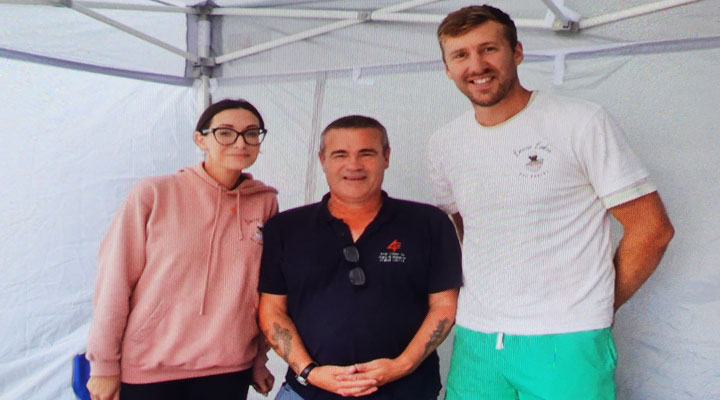 commercial cleaning team